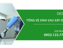 Dịch vụ tổng vệ sinh sau xây dựng