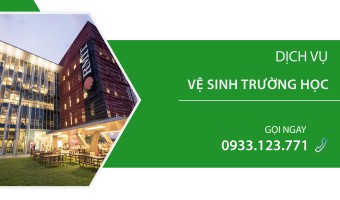 Dịch vụ vệ sinh trường học