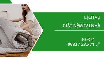 Dịch vụ giặt nệm tại nhà